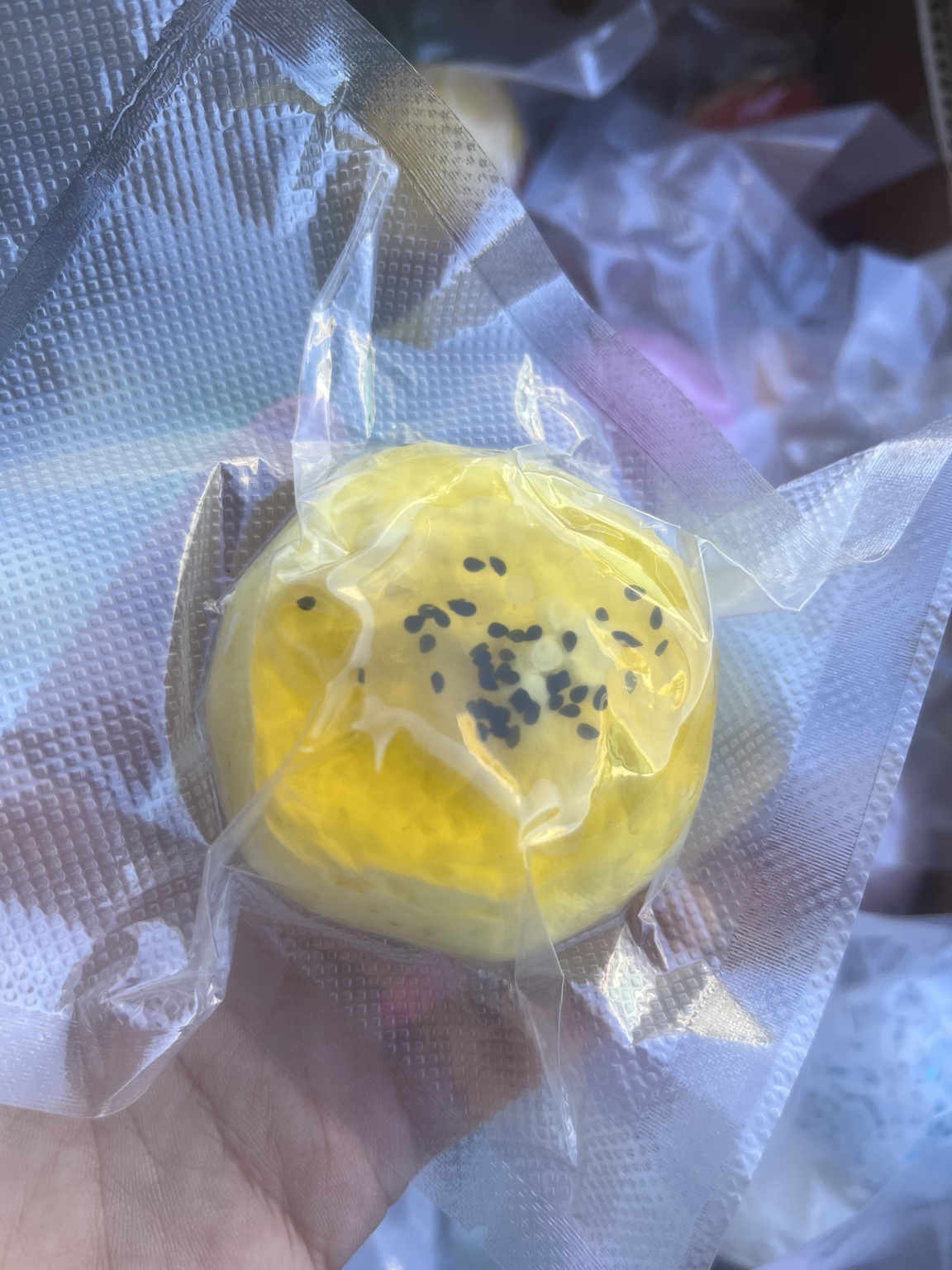 Yellow premium handmade squishy ball