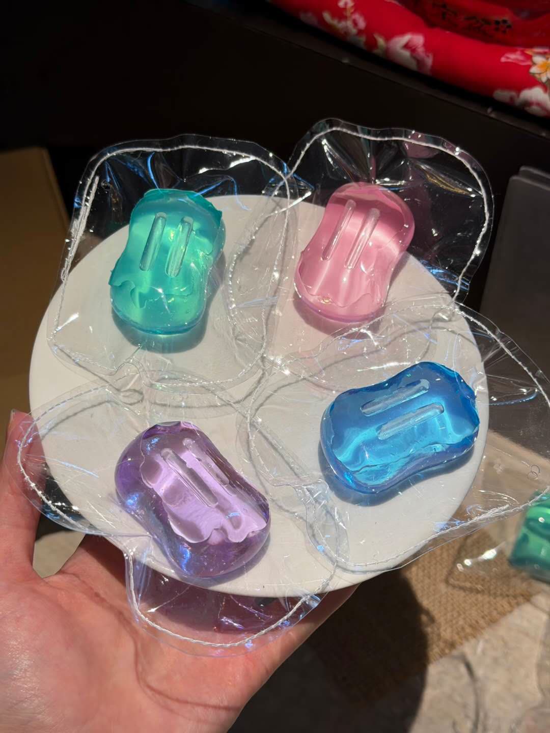 Assorted colorful handmade zero-resistance crystal TABA soap squishies
