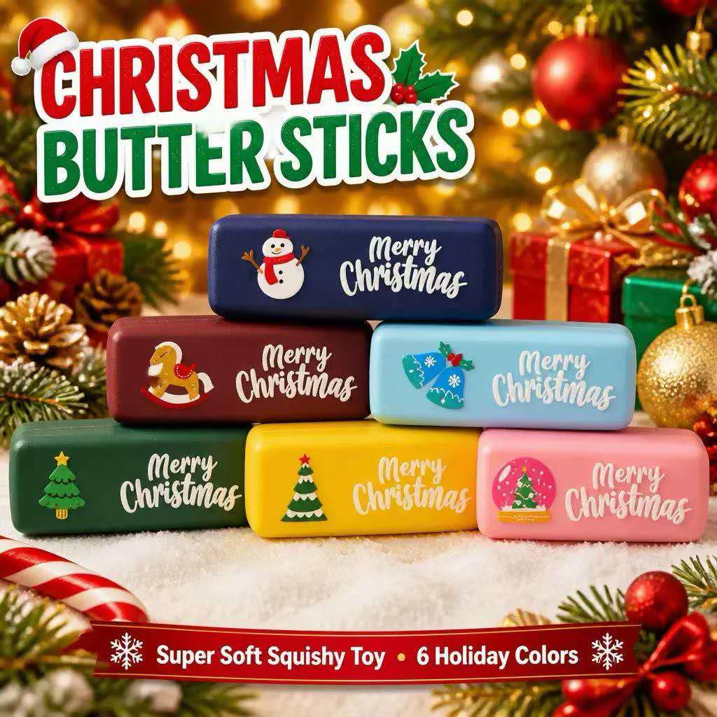 Assorted Christmas Butter Squishy sticks